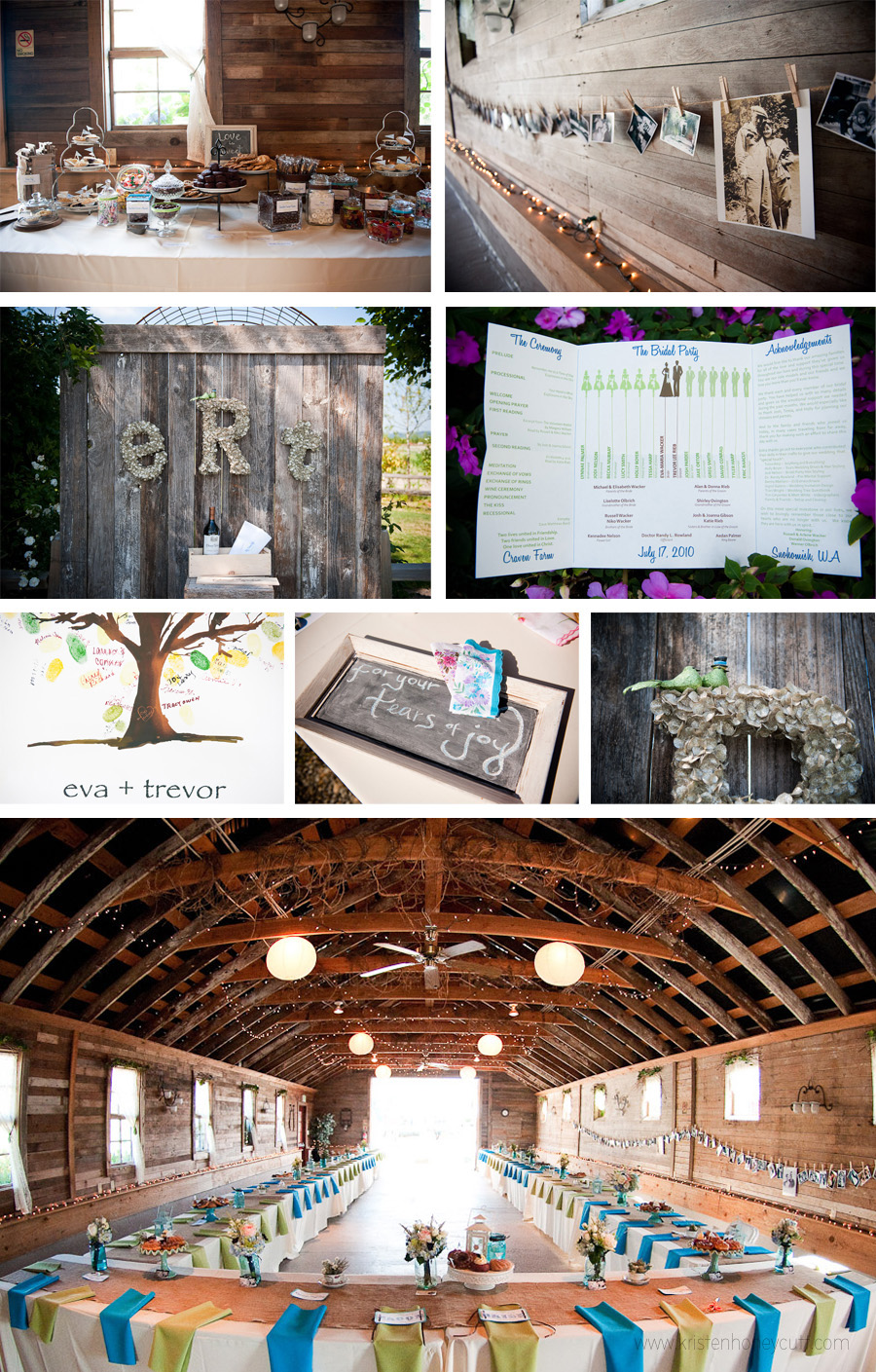 Seattle wedding photographer photographs the DIY details of the day.
