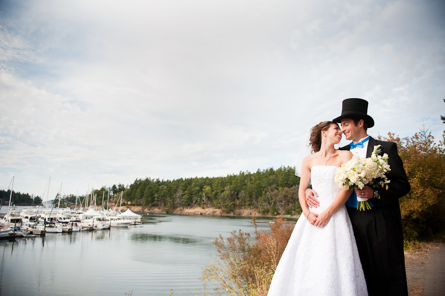 Wedding pictures at Roche Harbor