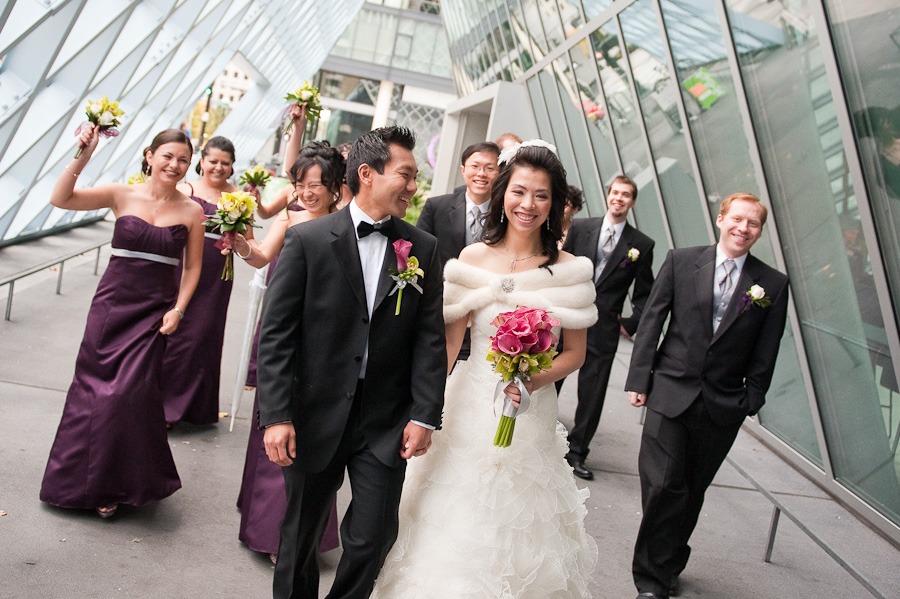 Seattle Library Wedding Pictures