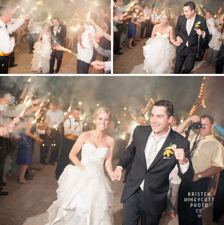 sparkler exit at Lord HIll Farms wedding in Seattle area