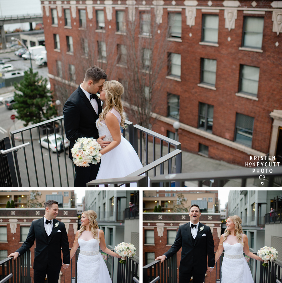 Urban ballroom wedding in downtown Seattle at the Four Seasons Hotel