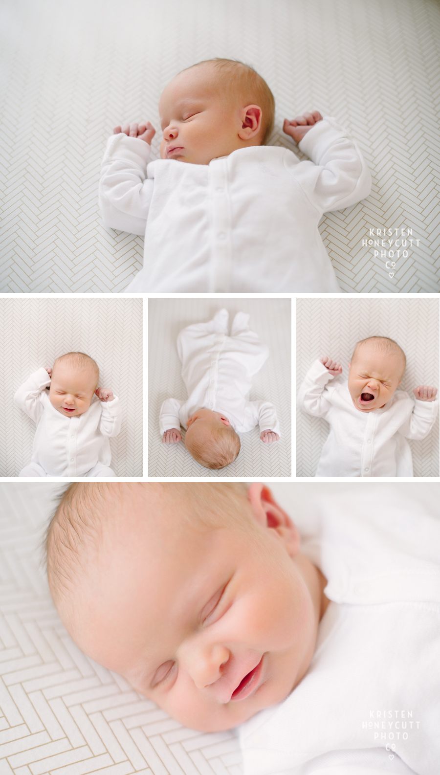 lifestyle newborn photography by Seattle and Kirkland portrait photographer Kristen Honeycutt
